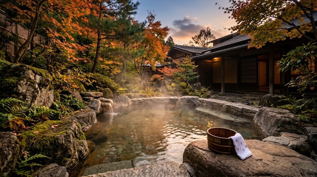 Cách tắm onsen ở Nhật 2026: 9 bước, quy tắc bắt buộc, hình xăm và chi phí thực tế